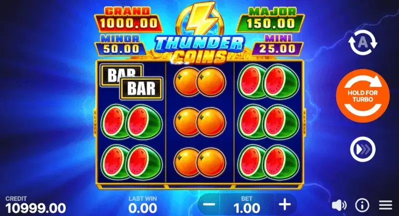 Interface Thunder Coins